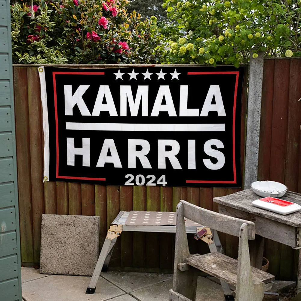 Kamala Harris 2024 Flag 3X5 Ft Kamala Harris 2024 US Presidential Election Flags Polyester Indoor Outdoor Banner Home Decoration