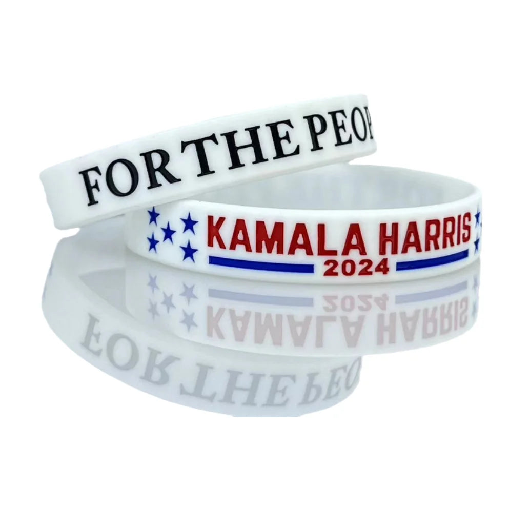 Wristbands Kamala Harris Merchandise President Vote Campaign Bracelet Kamala Harris 2024 Presidential Election Bracelets