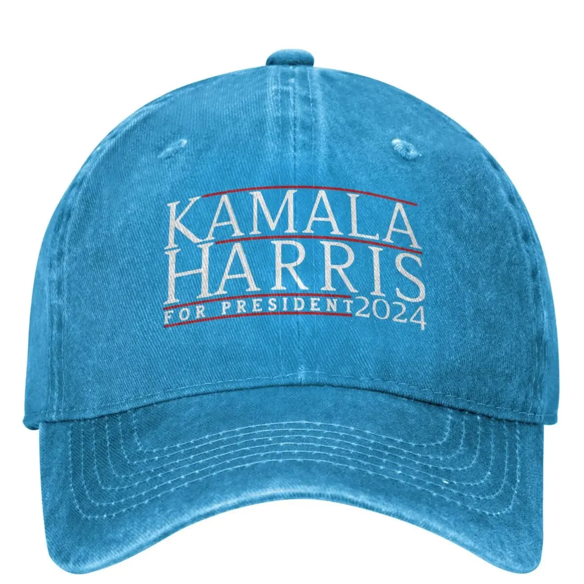 2024 Kamala Harris President Election Baseball Cap Merchandise Vintage Distressed Washed Casquette Headwear Soft Hats Cap