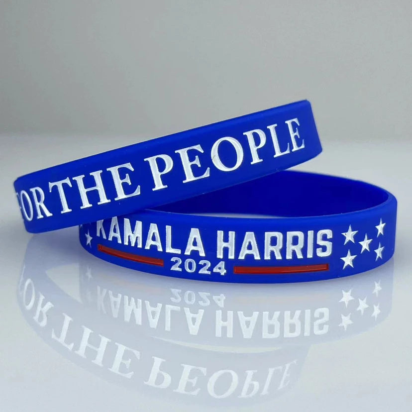 Wristbands Kamala Harris Merchandise President Vote Campaign Bracelet Kamala Harris 2024 Presidential Election Bracelets