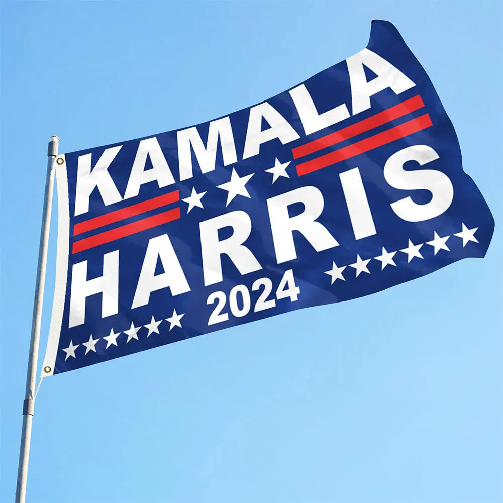 Kamala Harris 2024 Flag 3X5 Ft Kamala Harris 2024 US Presidential Election Flags Polyester Indoor Outdoor Banner Home Decoration