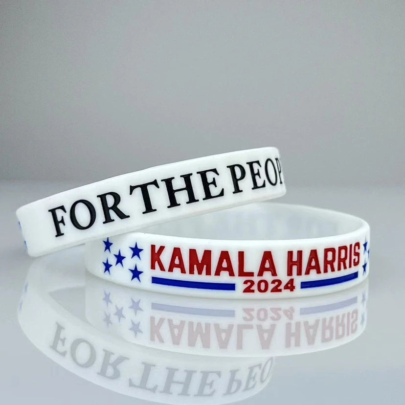 Wristbands Kamala Harris Merchandise President Vote Campaign Bracelet Kamala Harris 2024 Presidential Election Bracelets