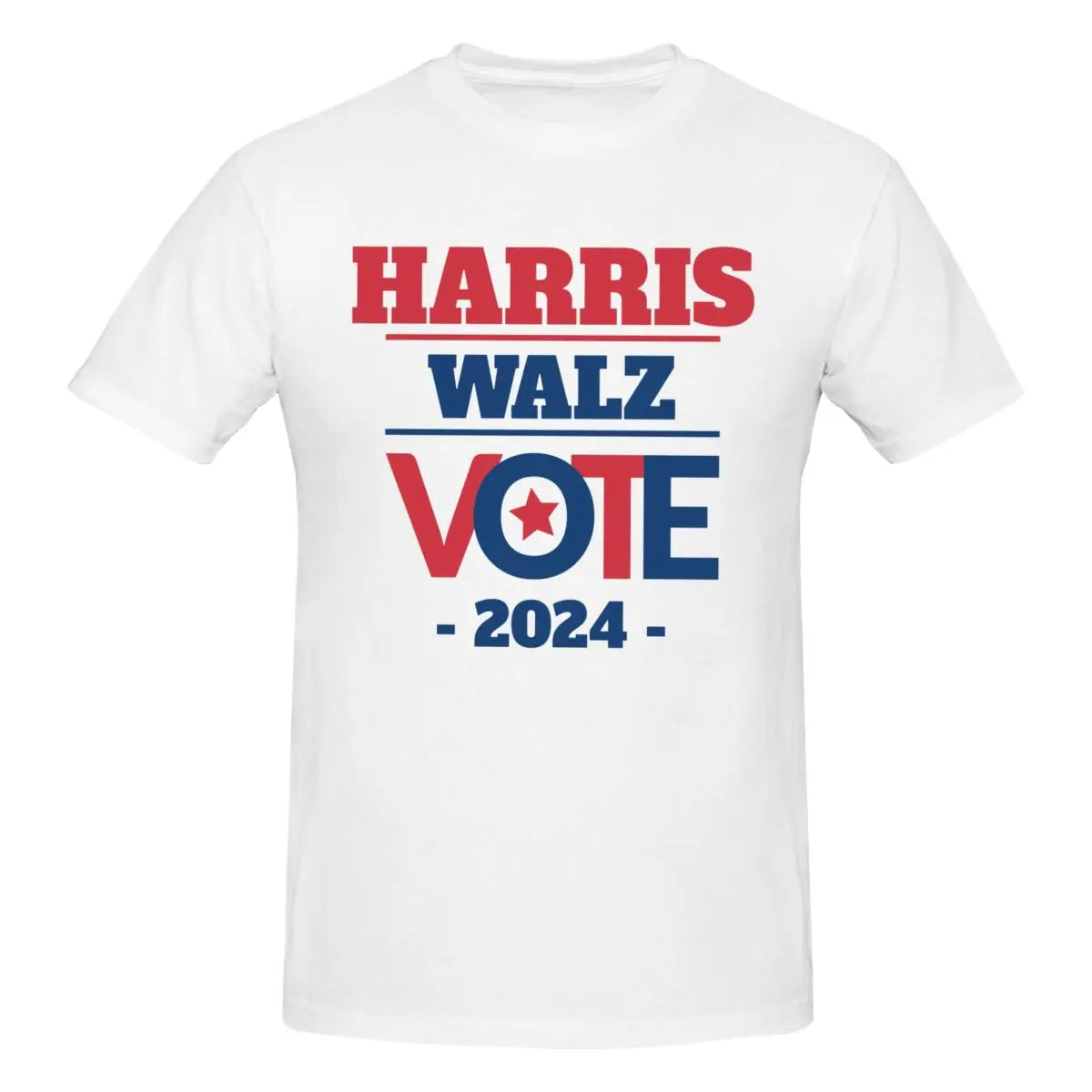 Kamala Harris Harris Walz 2024 Vote T Shirts Graphic Y2K Anime Tees T Shirt for Men Women Clothing