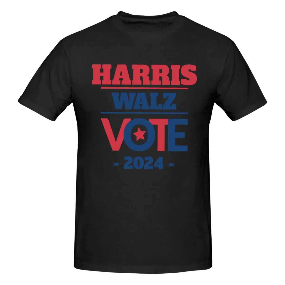 Kamala Harris Harris Walz 2024 Vote T Shirts Graphic Y2K Anime Tees T Shirt for Men Women Clothing