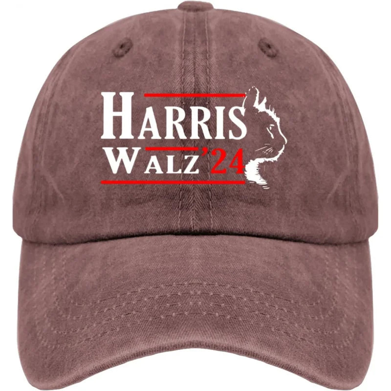 Kamala Harris Waltz Walz 2024 Presidential Hat Men Funny Mesh Hats for Summer