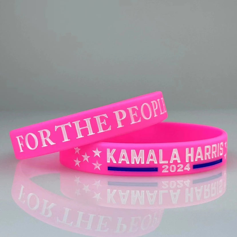 Wristbands Kamala Harris Merchandise President Vote Campaign Bracelet Kamala Harris 2024 Presidential Election Bracelets