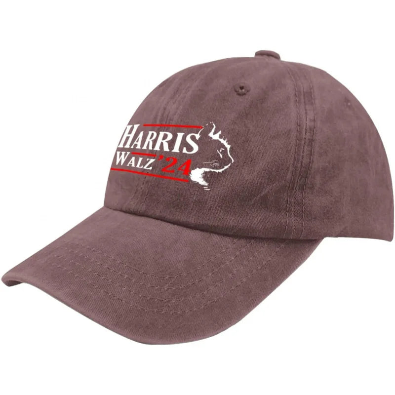 Kamala Harris Waltz Walz 2024 Presidential Hat Men Funny Mesh Hats for Summer